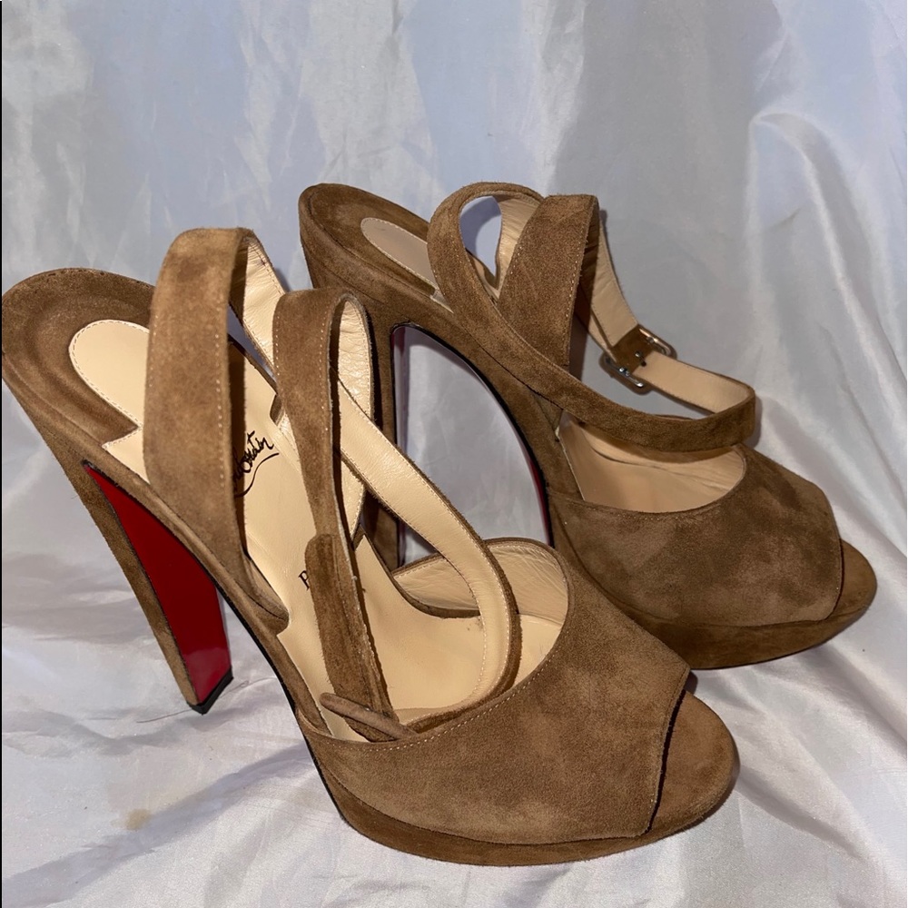 Christian Louboutin Indian Suede Heels